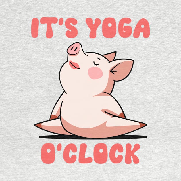 Zen Piggy - It's Yoga O'Clock by Hemos Works